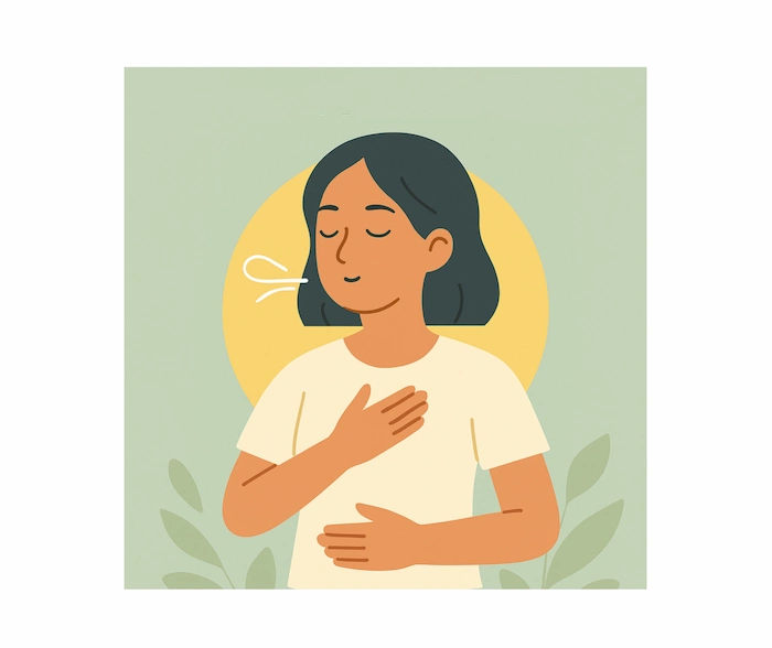Deep breathing exercises graphic